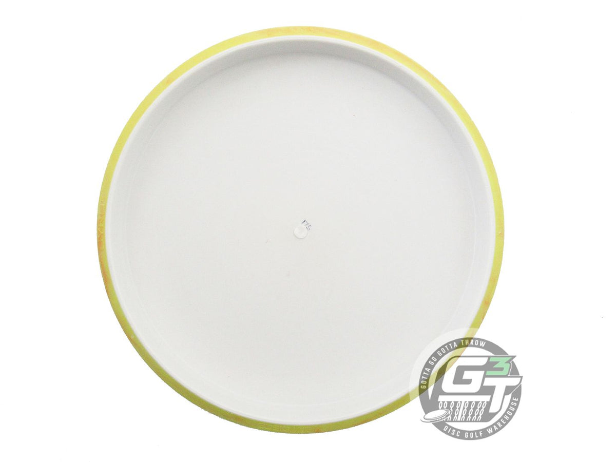 USED Axiom Discs Electron Firm Envy 175g White Yellow Rim Putter Golf Disc