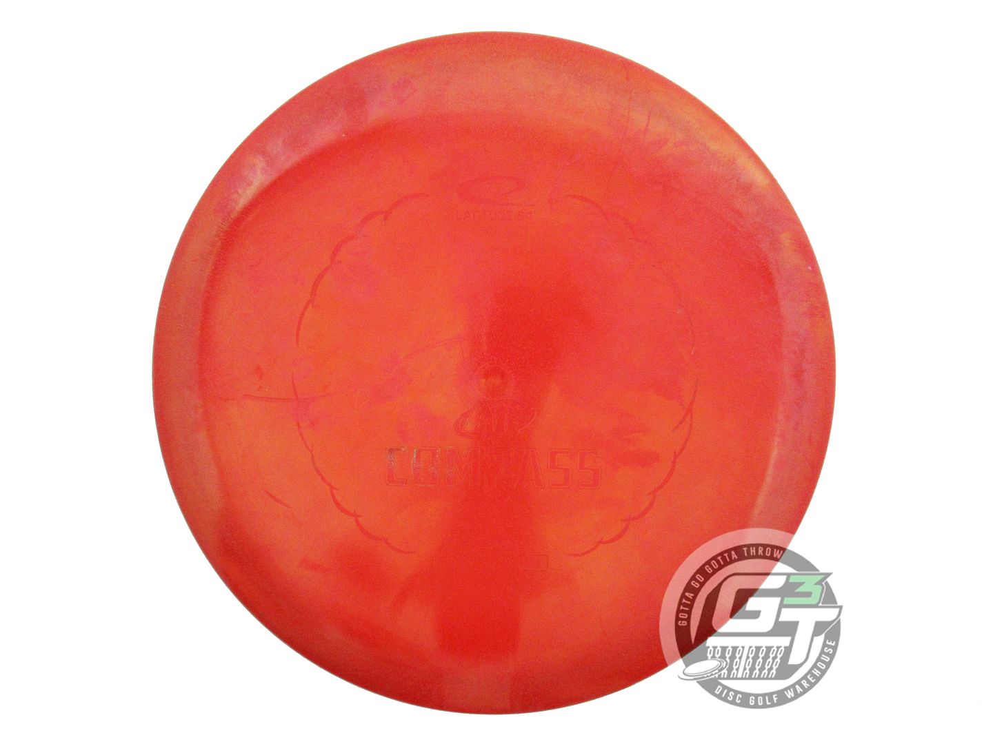 USED Latitude 64 Opto AIR Compass 159g Red WARPED Midrange Golf Disc