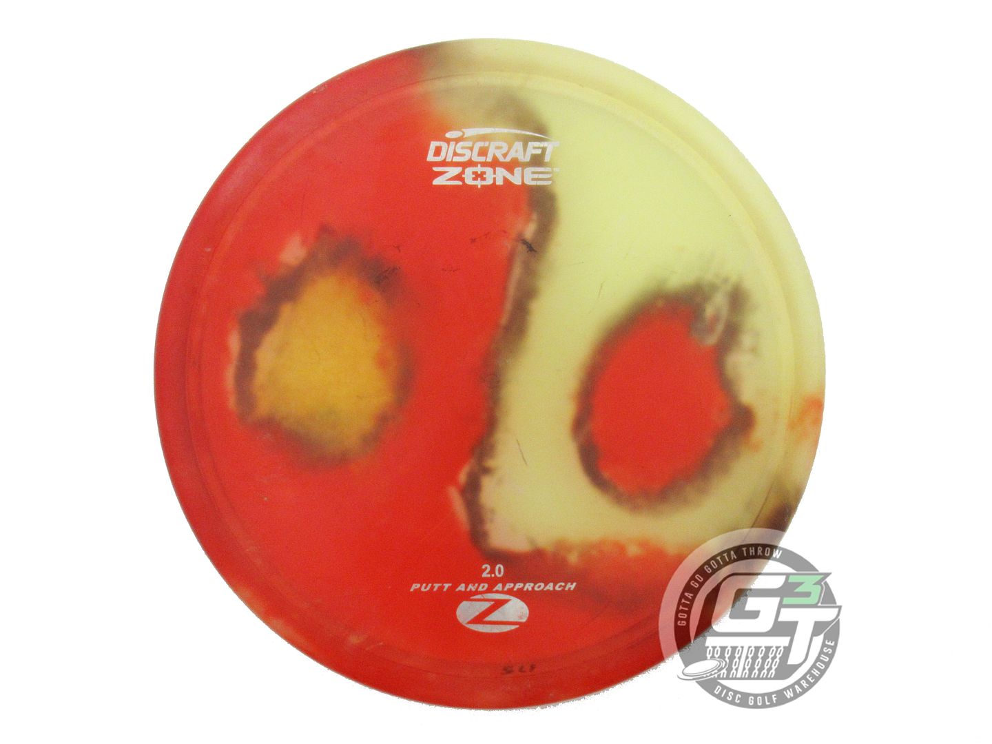 USED Discraft FlyDye Z Zone 175g Yin Yang Putter Golf Disc