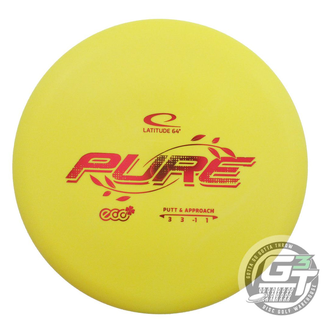 Latitude 64 Eco Zero Pure Putter Golf Disc (Individually Listed)