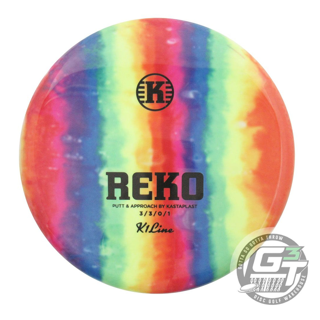 Kastaplast Tie-Dye K1 Reko Putter Golf Disc (Individually Listed)