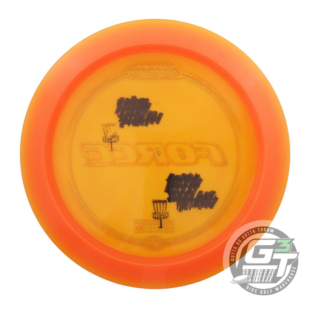 USED Discraft Z Force 174g Orange Brown Foil Distance Driver Golf Disc