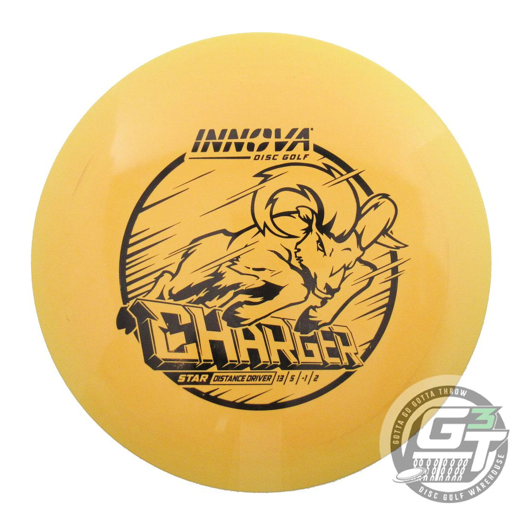USED Innova Star Charger 175g Marigold Black Stamp Distance Driver Golf Disc