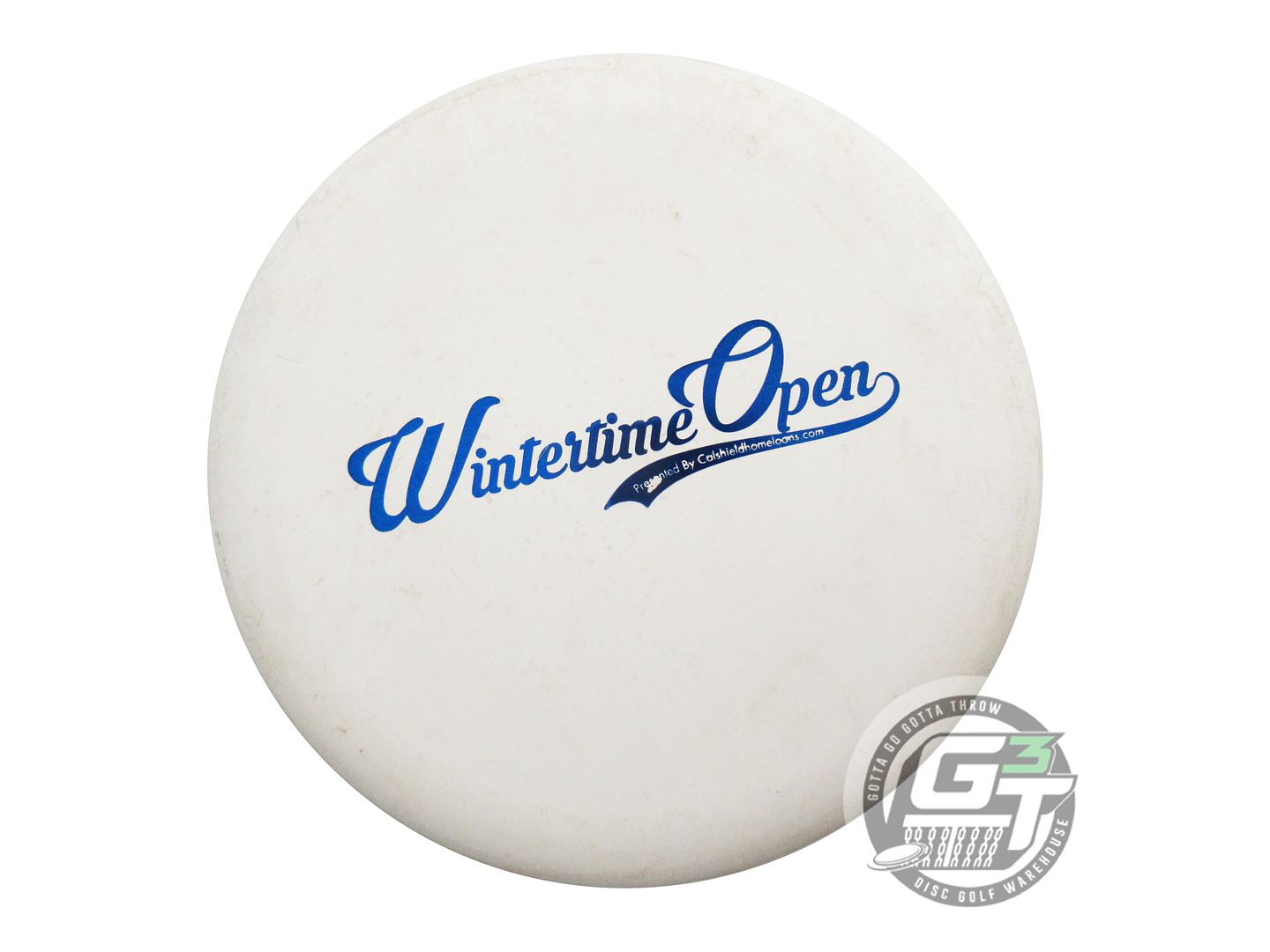 USED Gateway Pure White Wizard 175g White Blue Foil Putter Golf Disc