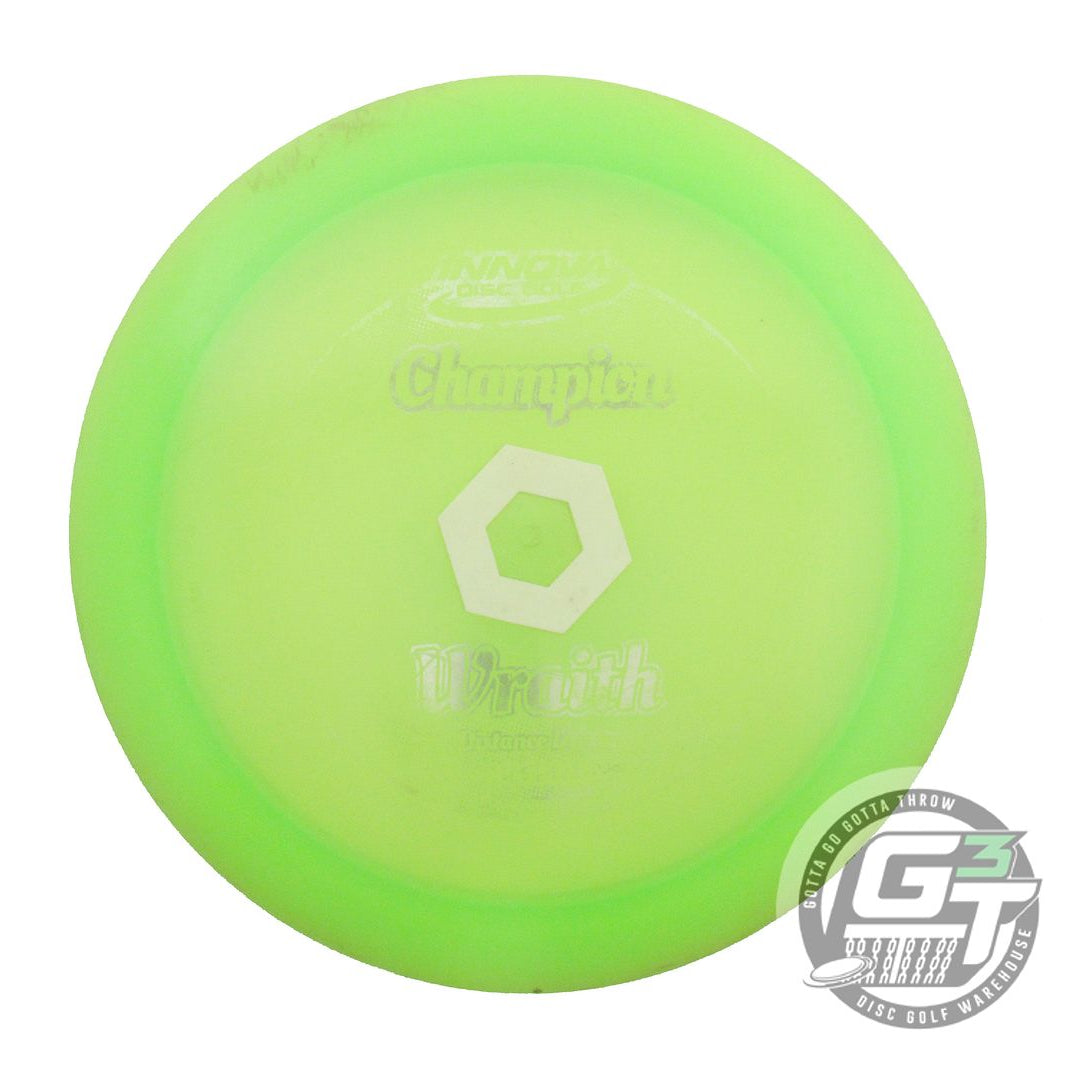 USED Innova Champion Wraith 164g Lime Silver Foil Distance Driver Golf Disc