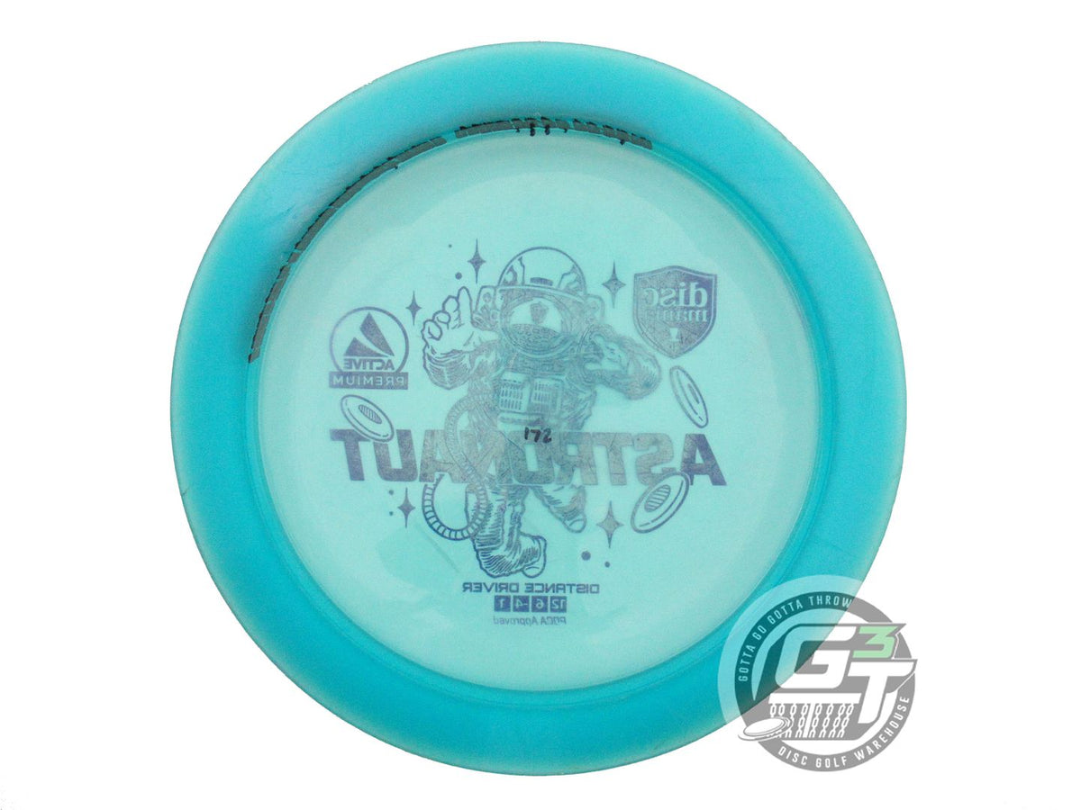 USED DiscMania Active Premium Astronaut 172g Teal Blue Foil Fairway Driver Disc