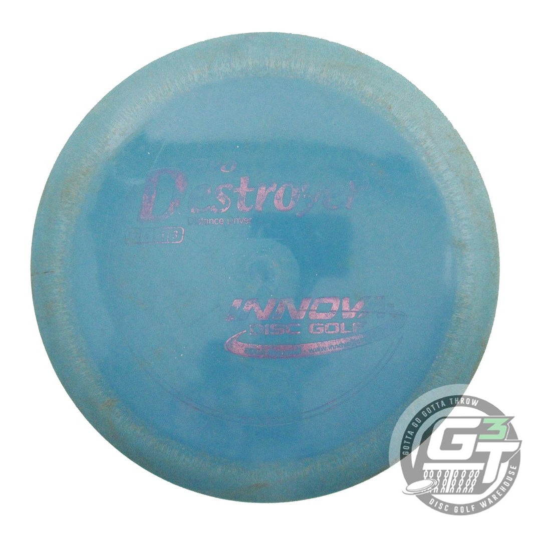 USED Innova Pro Destroyer 168g Blue Pink Foil Distance Driver Golf Disc
