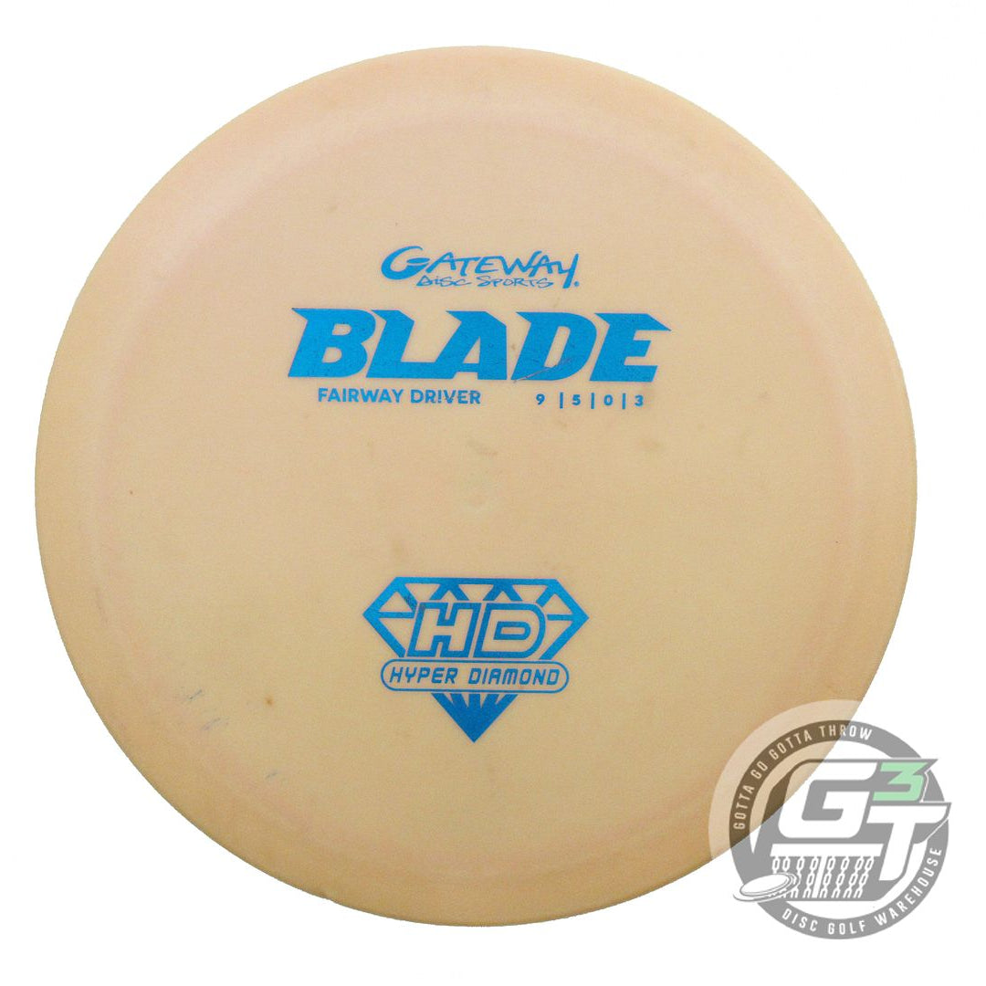 USED Gateway Hyper-Diamond Blade 167g Peach Blue Foil Fairway Driver Golf Disc