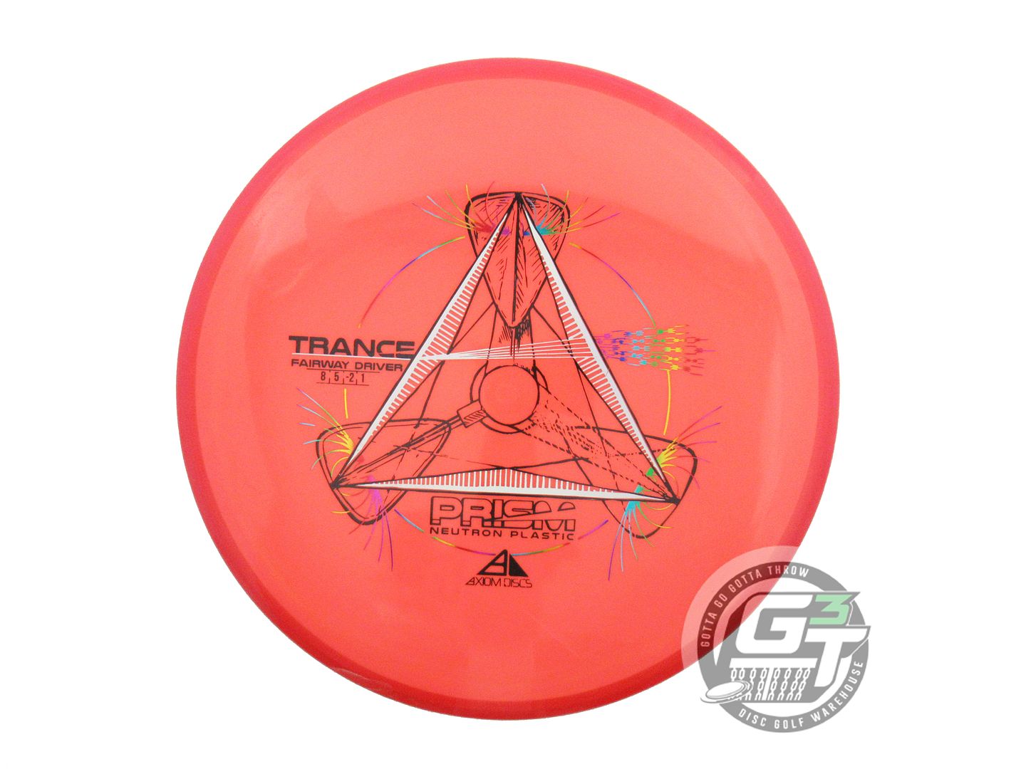USED Axiom Discs Prism Neutron Trance 173g Orange Pink Rim Fairway Driver Disc