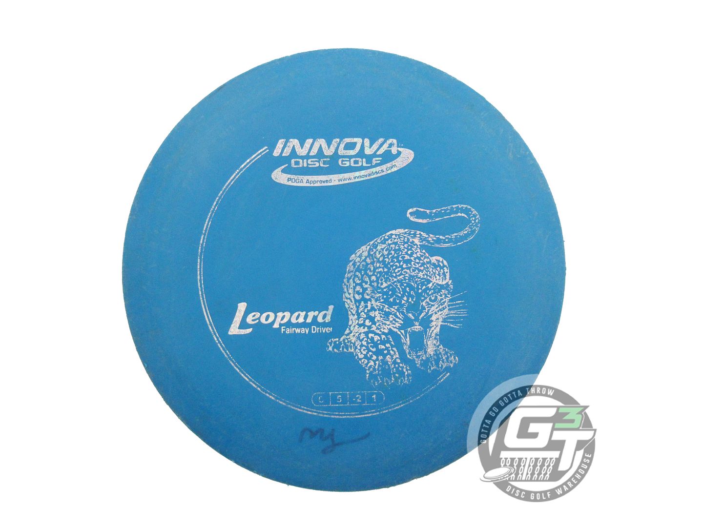 USED Innova DX Leopard 144g Blue Prism Foil Fairway Driver Golf Disc