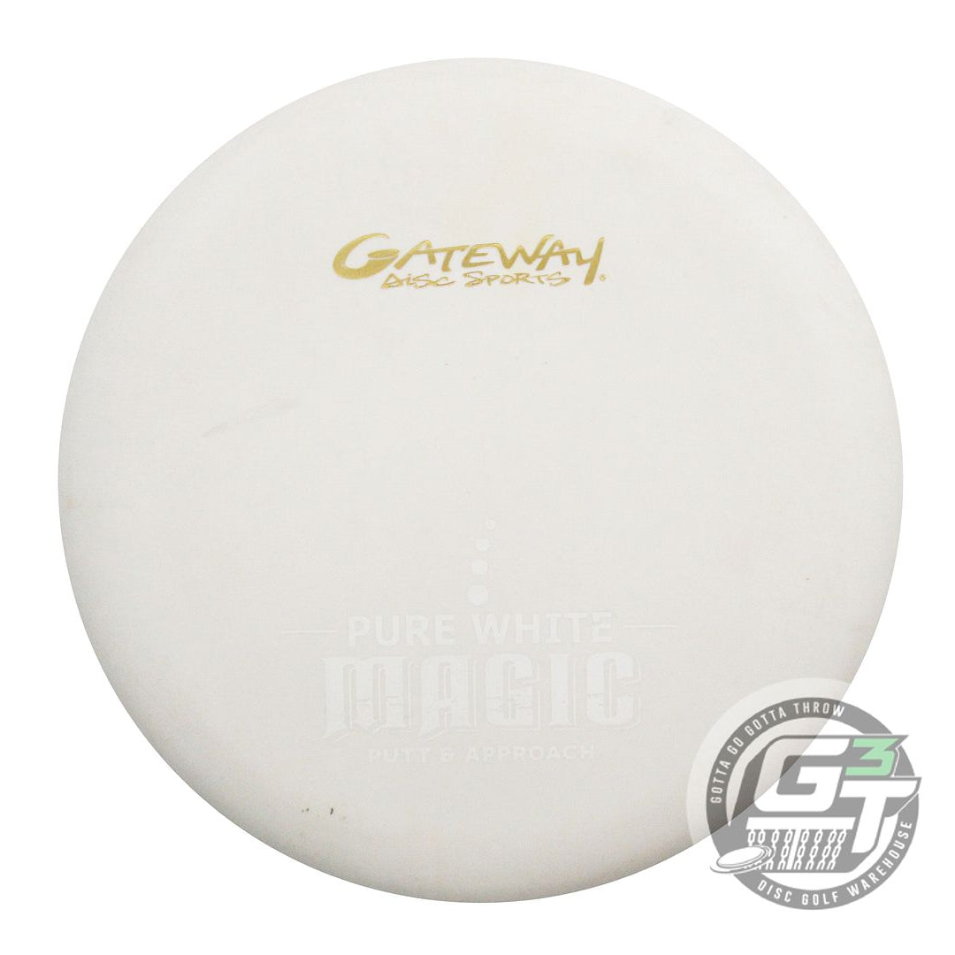 USED Gateway Pure White Magic 171g Gold Foil Putter Golf Disc
