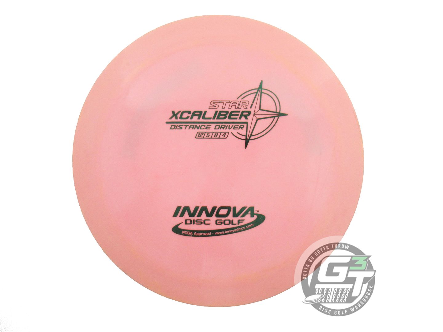 USED Innova Star Xcaliber 171g Pink Green Foil Distance Driver Golf Disc