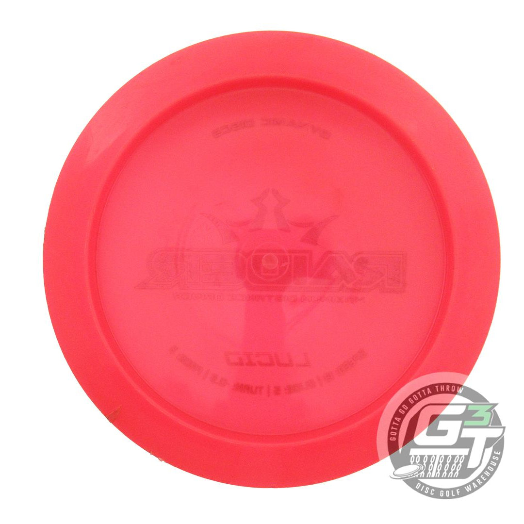 USED Dynamic Discs Lucid Raider 172g Red Green Foil Distance Driver Golf Disc
