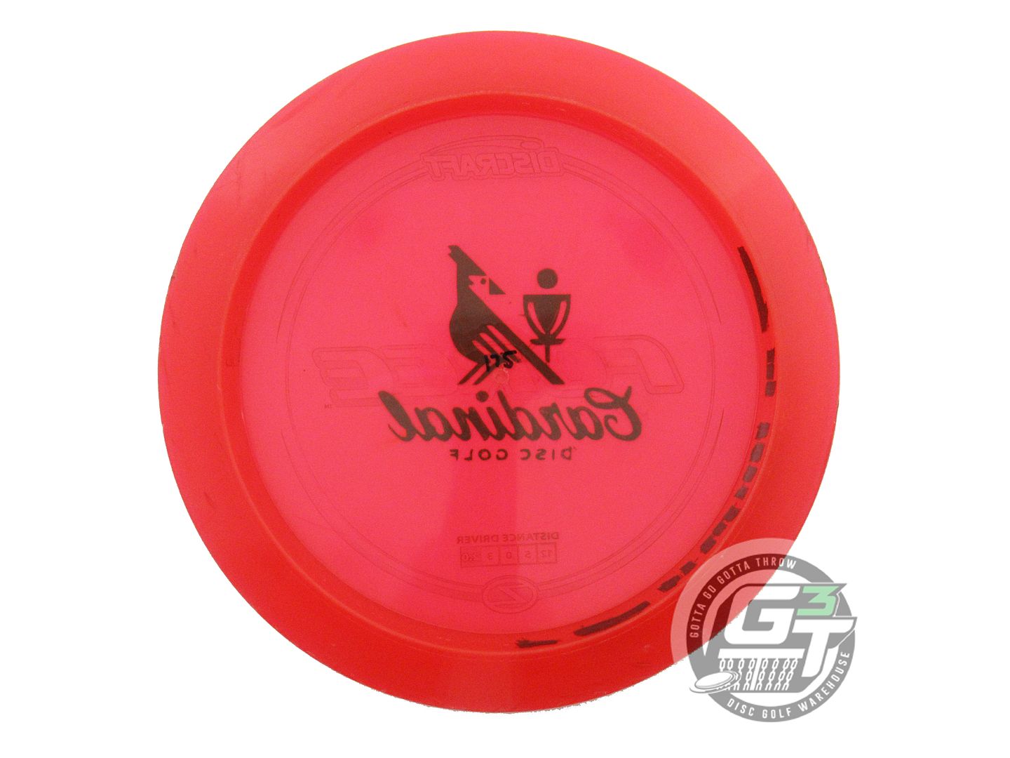 USED Discraft Z Force 175g Red Wiped Stamp Distance Driver Golf Disc