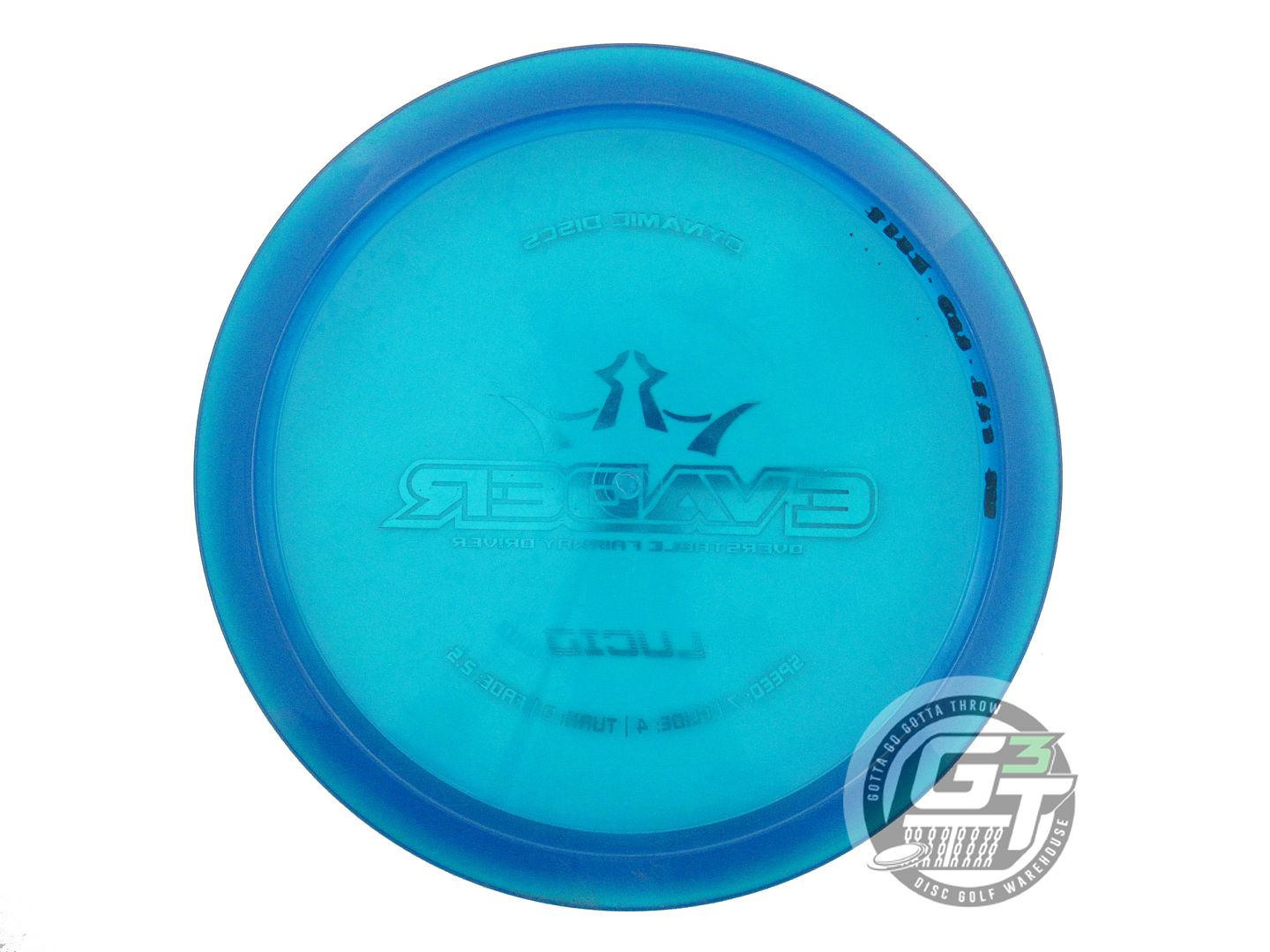 USED Dynamic Discs Lucid Evader 173g Blue Red Foil Fairway Driver Golf Disc