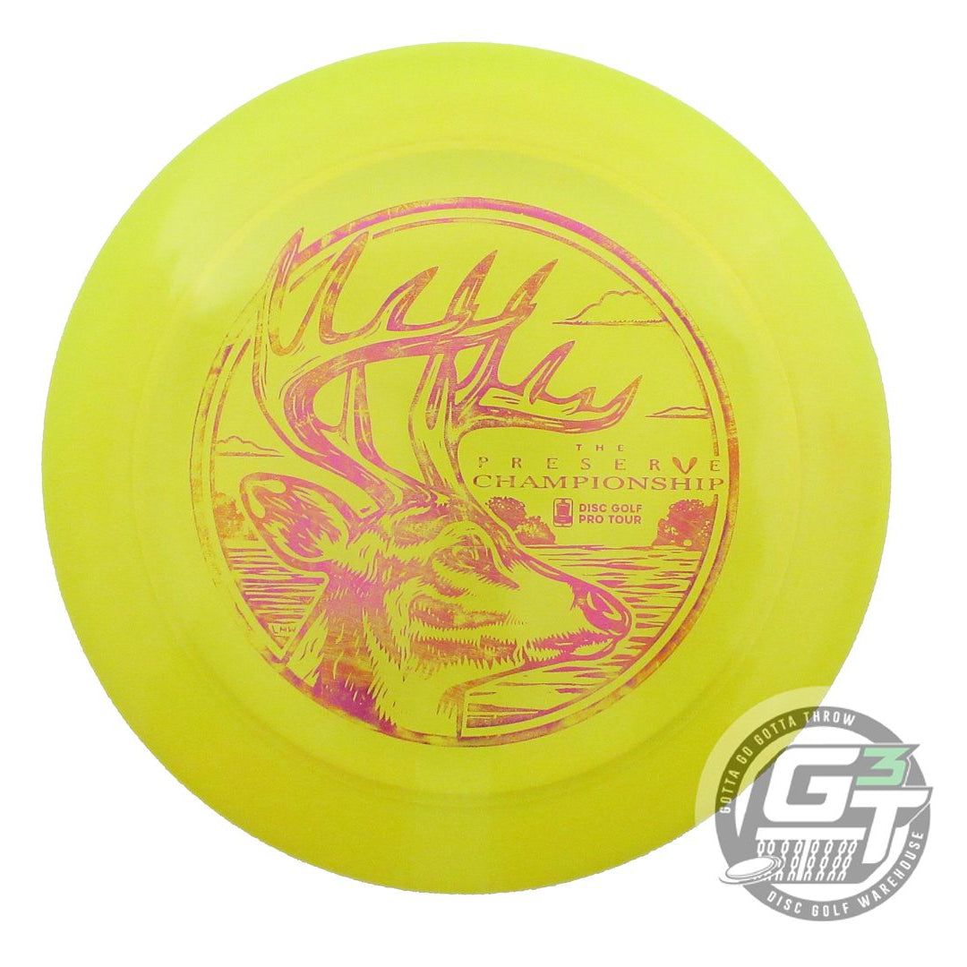 USED Discraft Z Nuke 174g Yellow Purple Foil Distance Driver Golf Disc