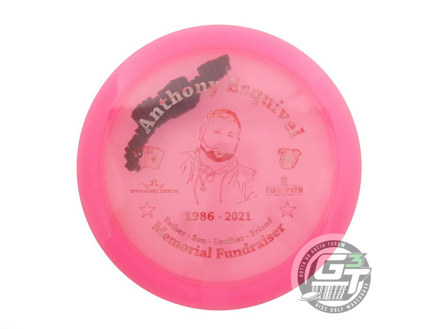 USED Dynamic Discs Lucid Felon 174g Pink Red Foil Fairway Driver Golf Disc