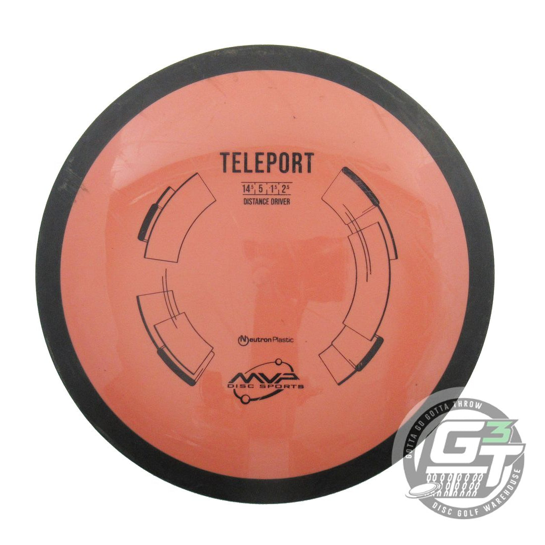 USED MVP Disc Sports Neutron Teleport 176g Dark Peach Distance Driver Golf Disc