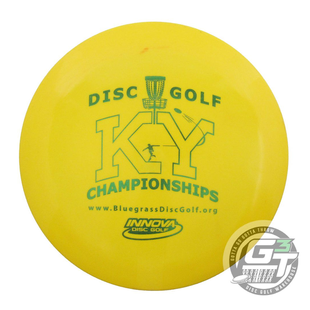 USED Innova Star Firestorm 175g Marigold Green Foil Distance Driver Golf Disc