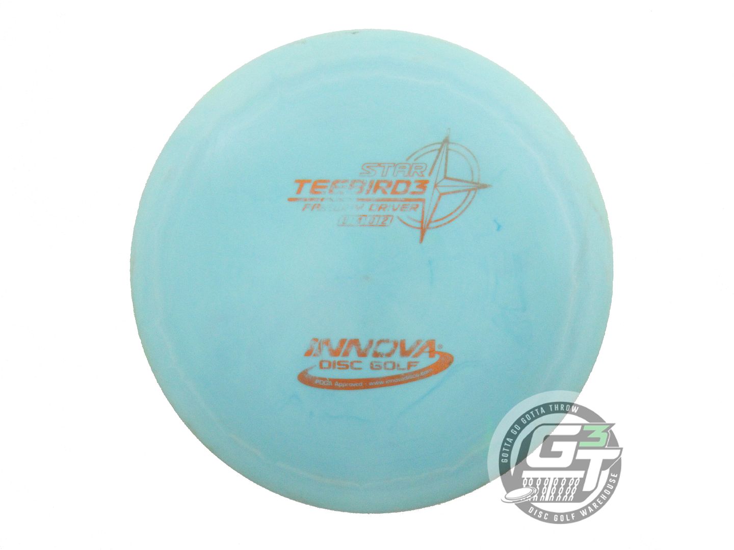 USED Innova Star Teebird3 174g Sky Blue Orange Foil Fairway Driver Golf Disc