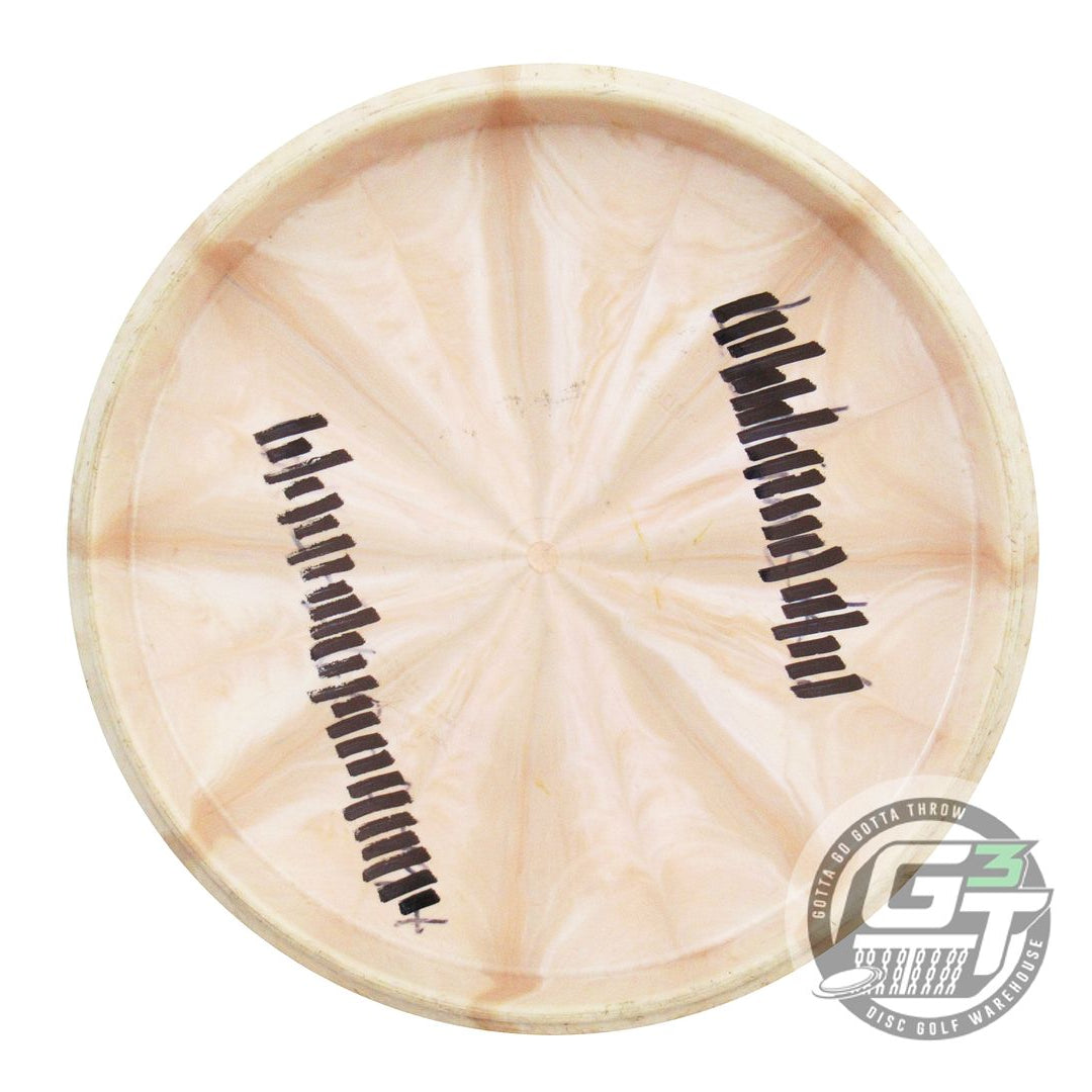 USED Dynamic Discs Fuzion Burst Judge 174g Tan Black Stamp Putter Golf Disc