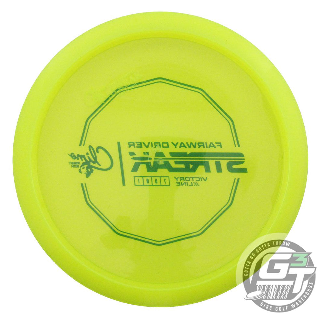 USED Climo Victory Line Streak 175g Yellow Blue Stamp Fairway Driver Golf Disc