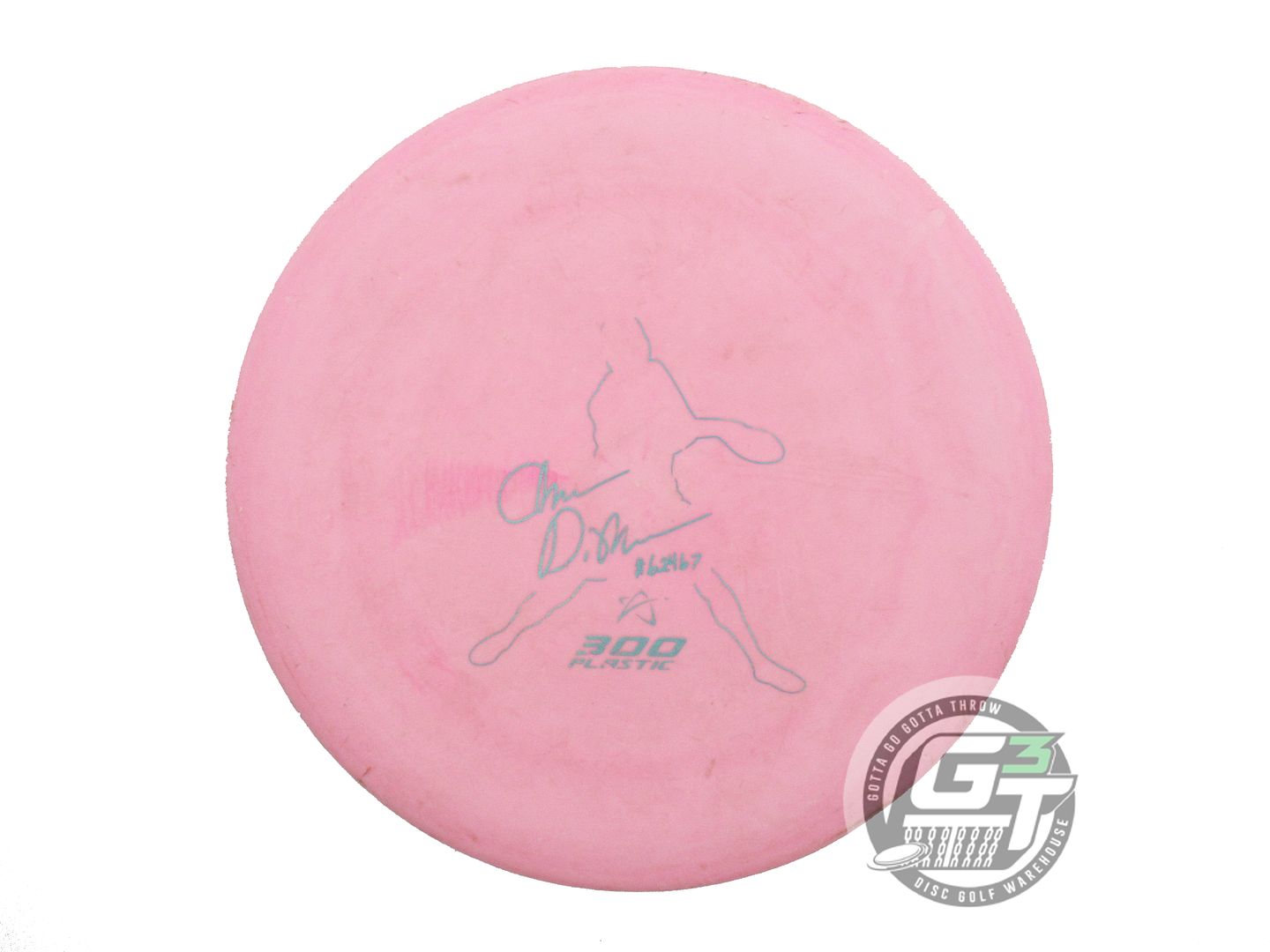 USED Prodigy Discs 300 PA3 172g Pink Aqua Foil Putter Golf Disc