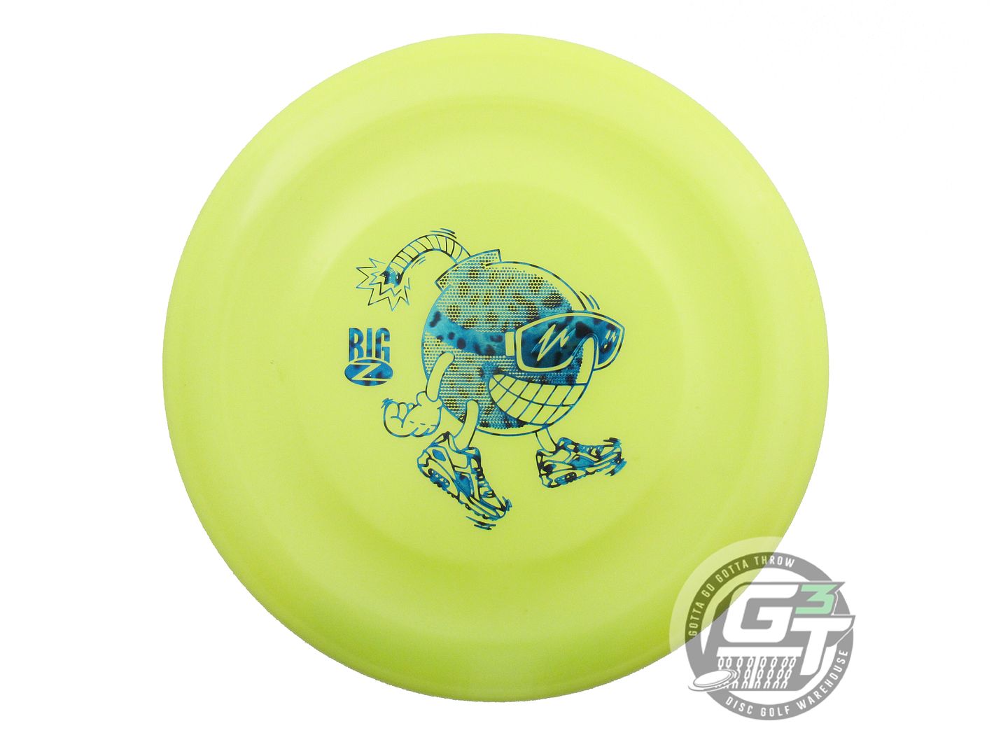 USED Discraft Big Z Banger GT 174g Yellow Blue Cheetah Foil Putter Golf Disc