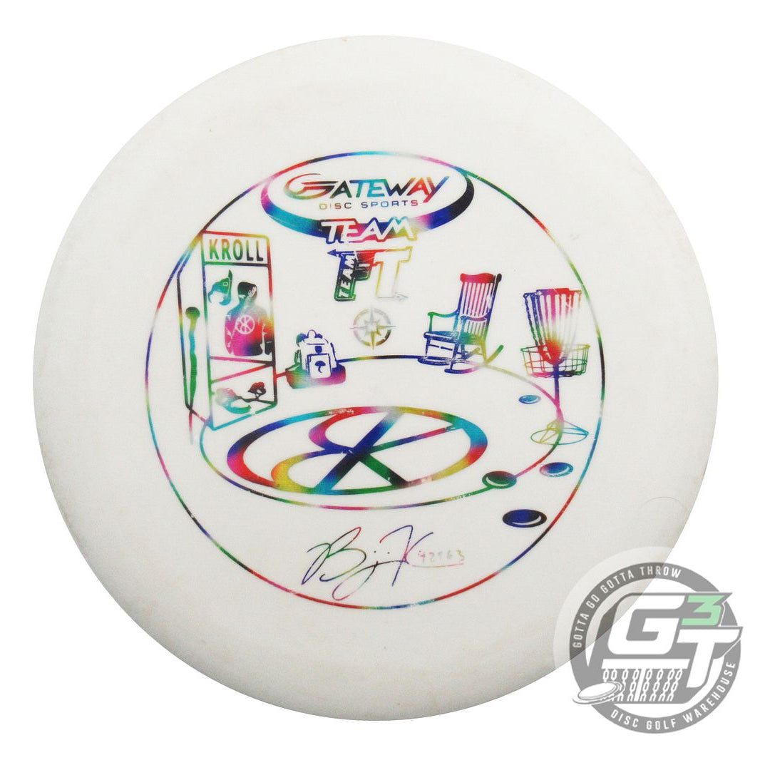USED Gateway SSS Glow Wizard 173g White Jellybean Foil Putter Golf Disc