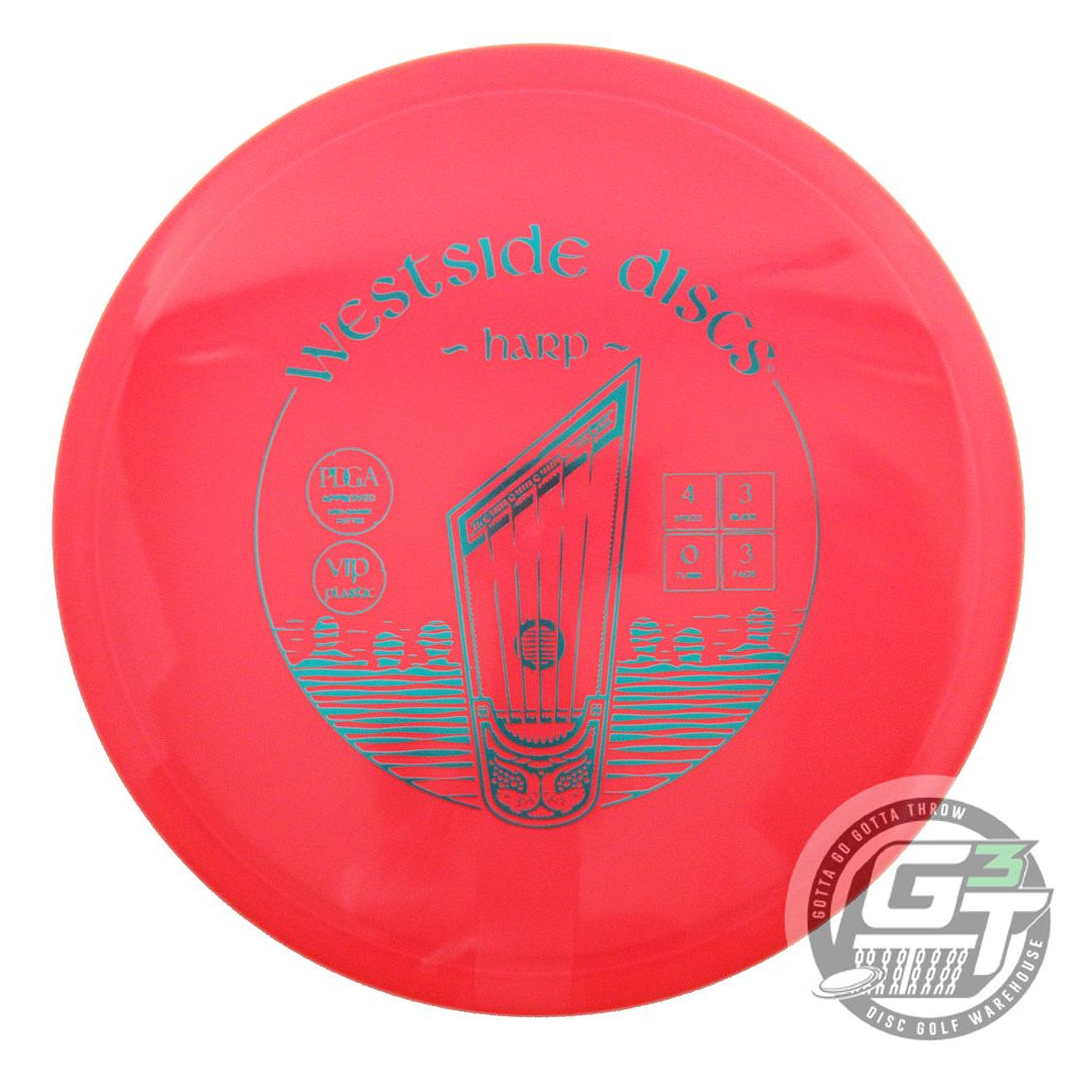 NOS Westside Discs VIP Harp 173g Red Teal Foil Putter Golf Disc