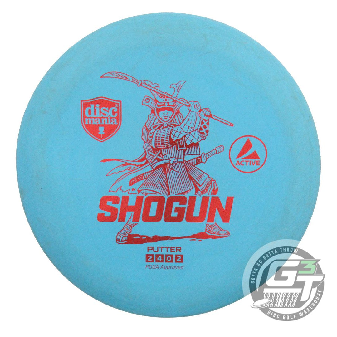 USED DiscMania Active Base Shogun 167g Teal Red Foil Putter Golf Disc