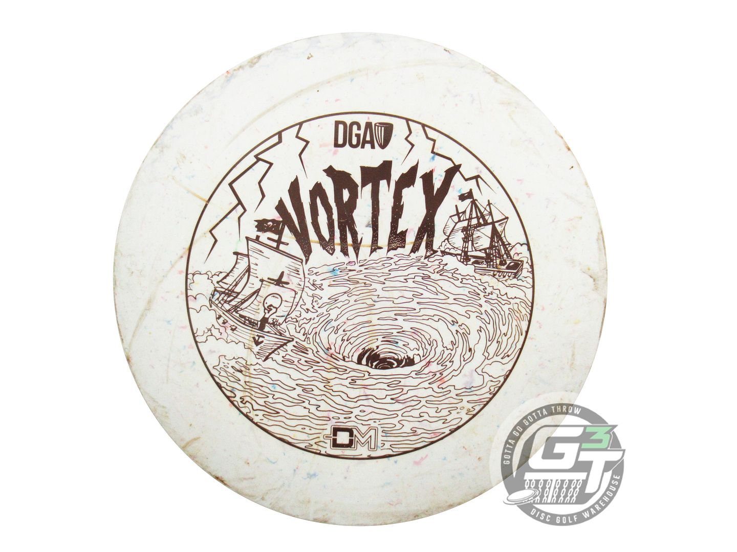 USED DGA Splatter ProLine Vortex 175g Black Stamp Fairway Driver Golf Disc