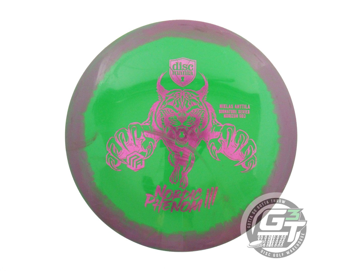 USED DiscMania NORDIC PHENOM 3 Horizon S-Line DD3 173g Purple-Green Driver Disc