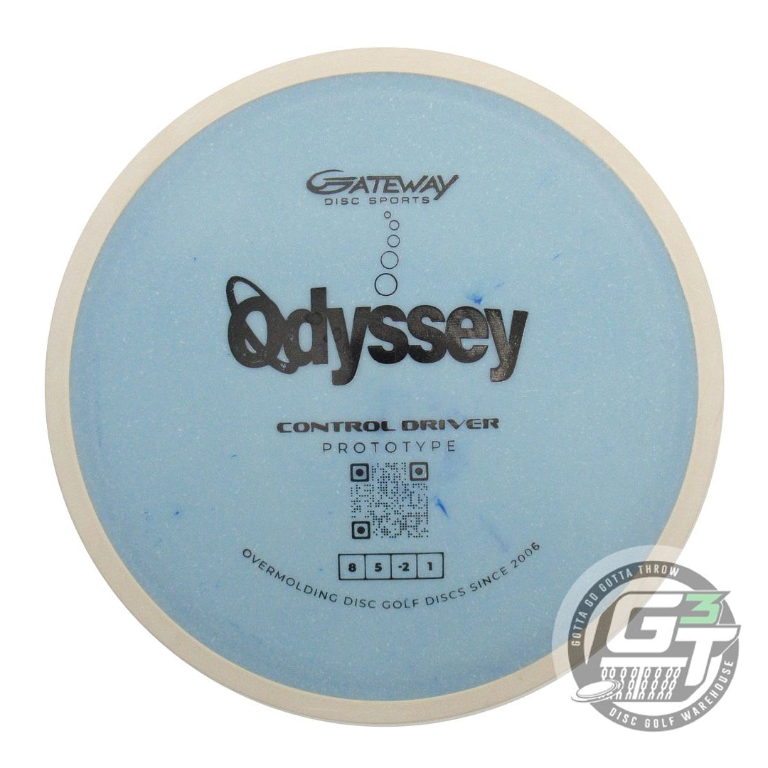 USED Gateway PROTO Super Glow Odyssey 164g Blue White Rim Fairway Driver Disc
