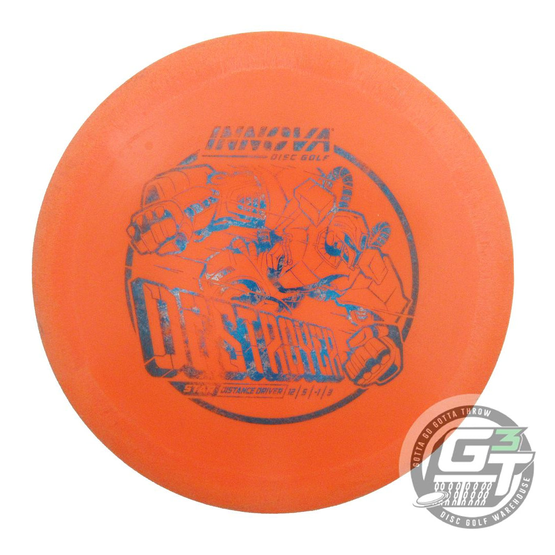 USED Innova Star Destroyer 163g Orange Blue Foil Distance Driver Golf Disc
