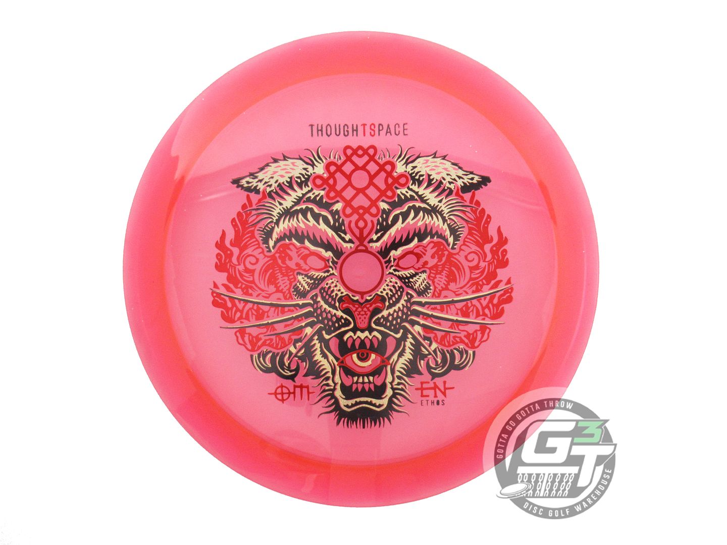 USED Thought Space Ethos Omen 166g Pink Fairway Driver Golf Disc