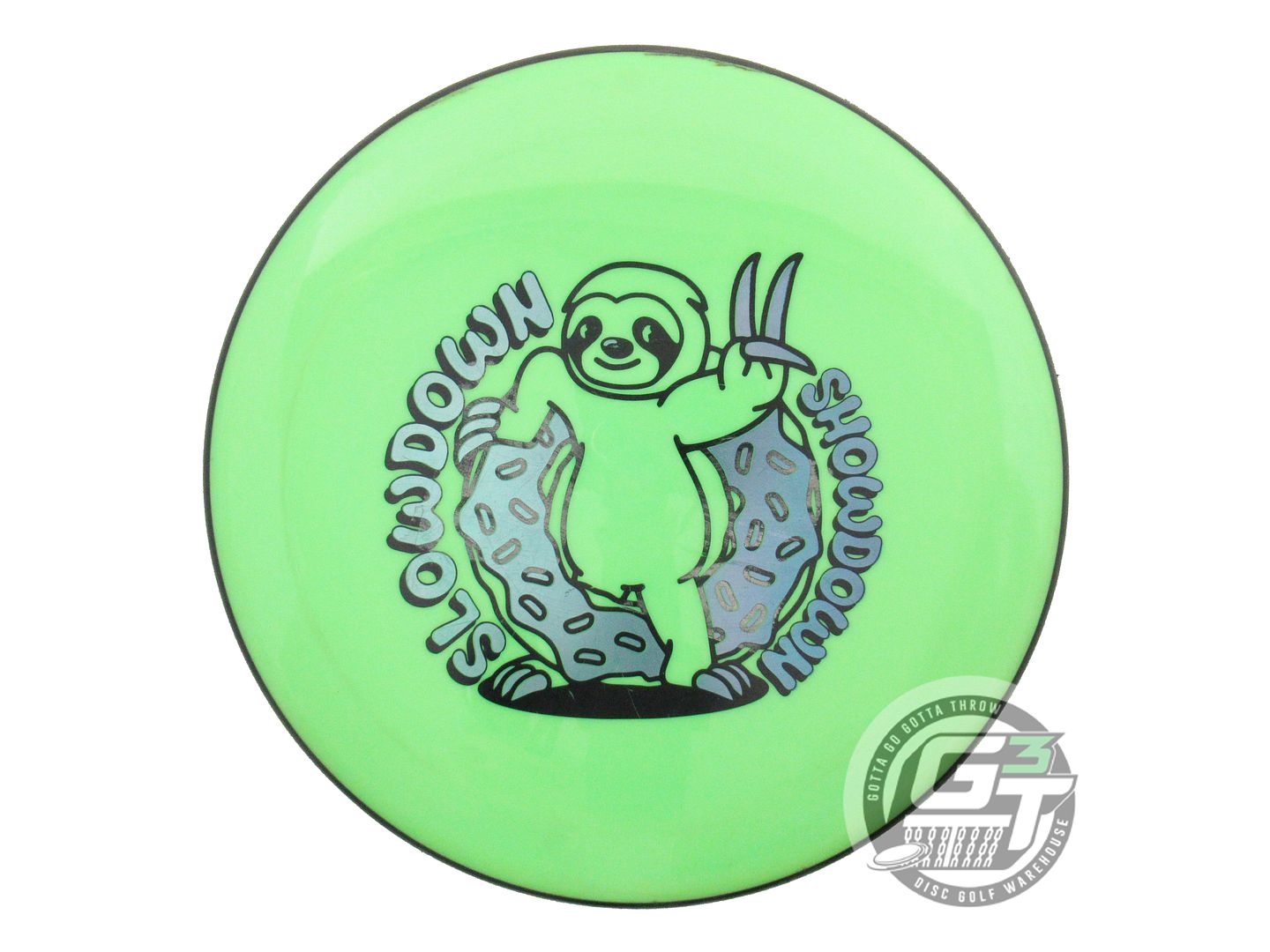 USED MVP Disc Sports Classic Neutron Soft Glitch 153g Lime Putter Golf Disc