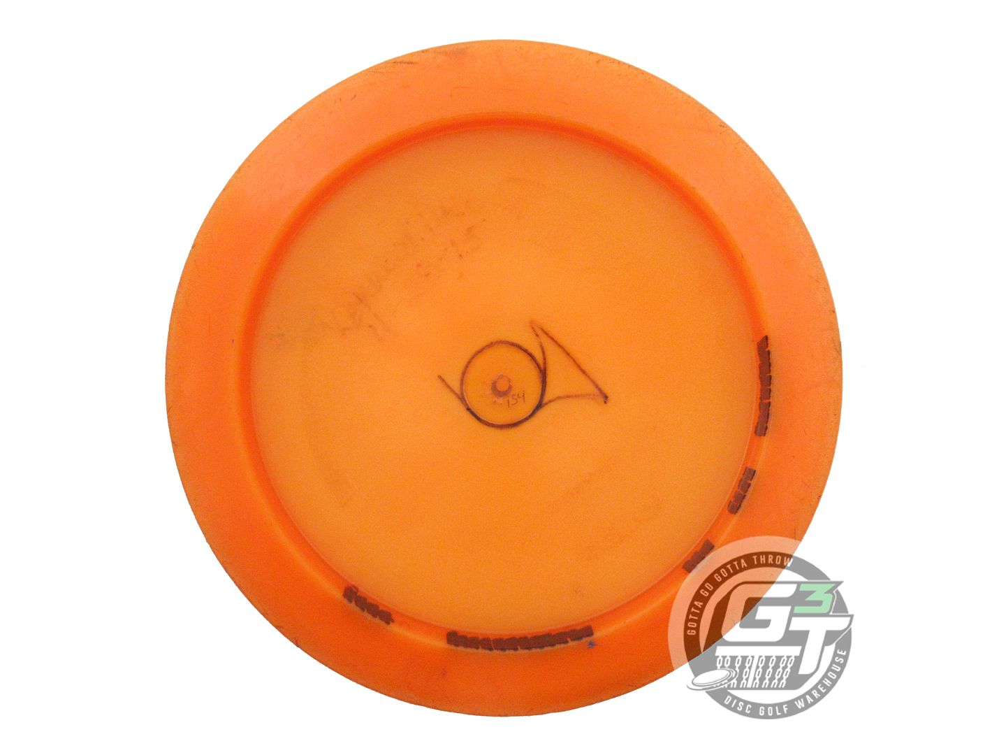 USED Innova Blizzard Boss 154g Orange Flight Plate BUBBLES Distance Driver Disc
