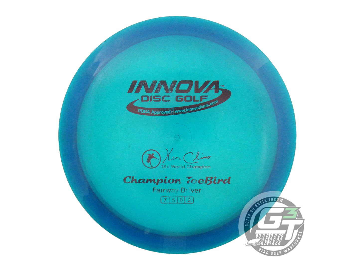 USED Innova Champion Teebird 175g Blue Maroon Stamp Fairway Driver Golf Disc