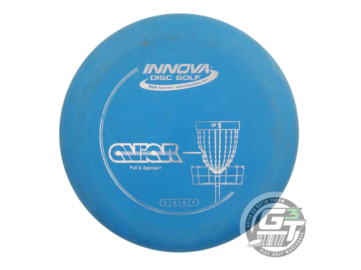 USED Innova DX Aviar 150g Blue Silver Foil Putter Golf Disc