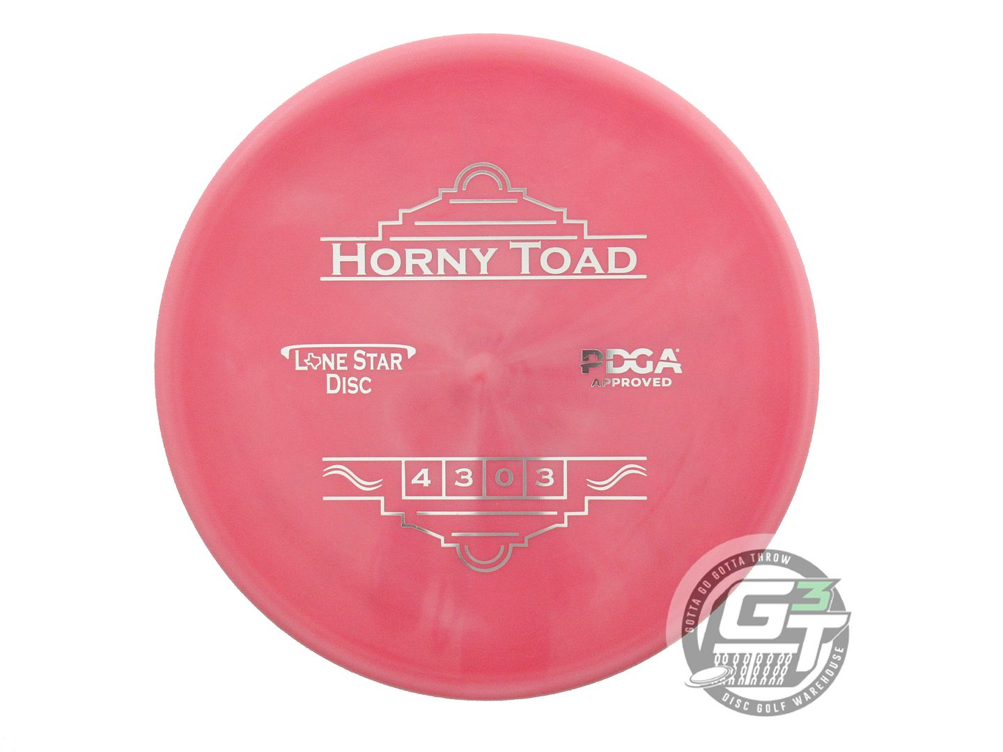 USED Lone Star Bravo Horny Toad 171g Pink Silver Foil Putter Golf Disc
