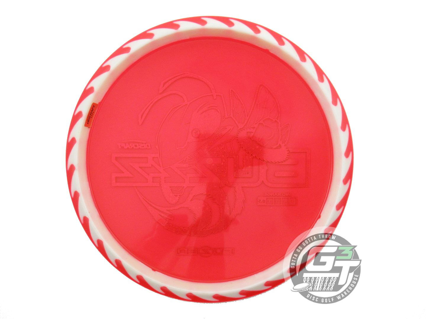 USED Discraft FuZed BuzzzSaw Buzzz 181g Red WARPED Midrange Golf Disc