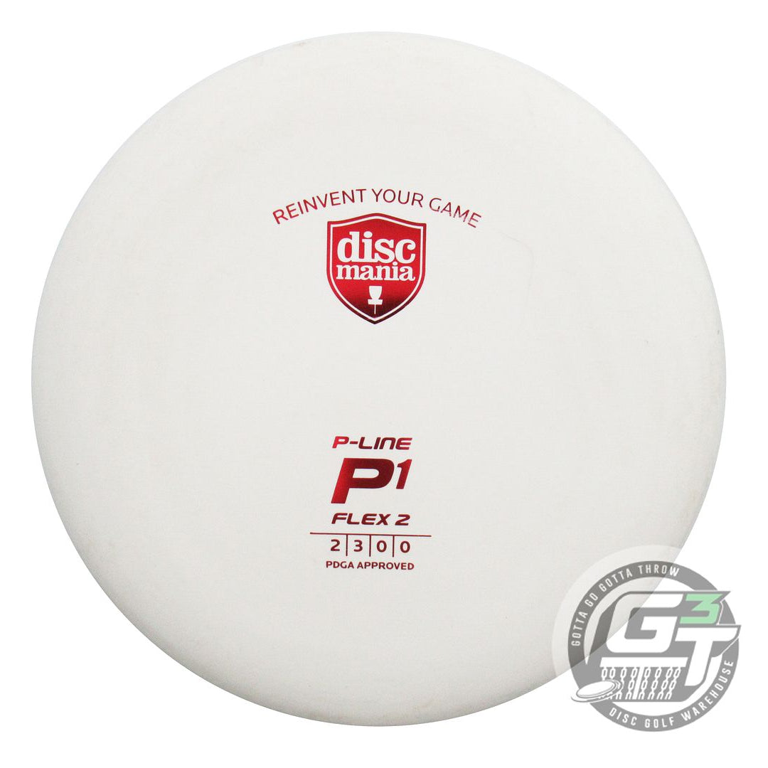 USED DiscMania P-Line P1 174g White Red Foil Putter Golf Disc