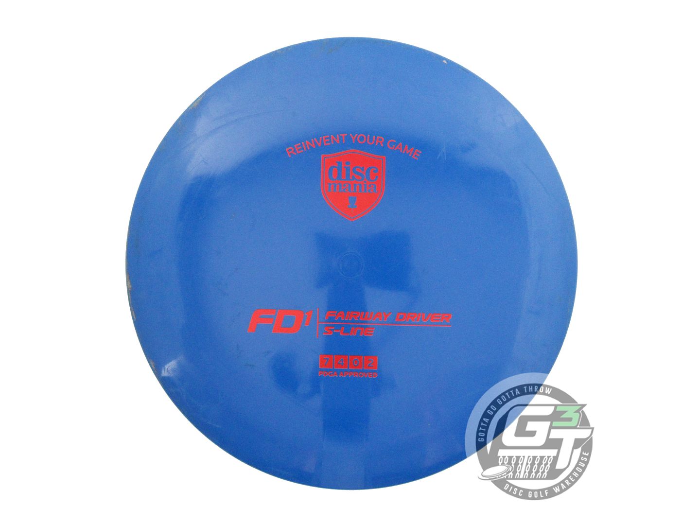 USED DiscMania S-Line FD1 169g Blue Red Foil Fairway Driver Golf Disc