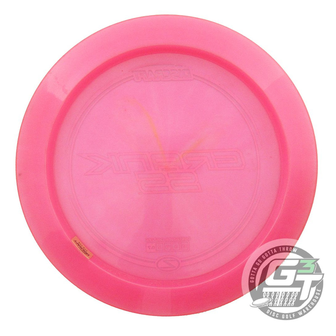 USED Discraft Z Crank SS 179g Pink Silver Holo Foil Distance Driver Golf Disc