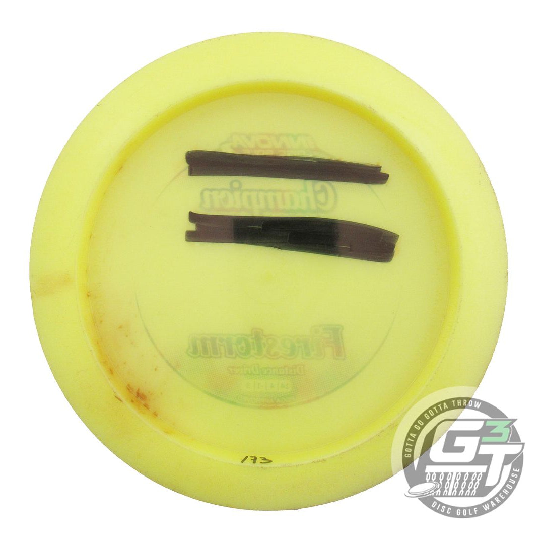 USED Innova Champion Firestorm 173g Yellow Jellybean Foil Distance Driver Disc