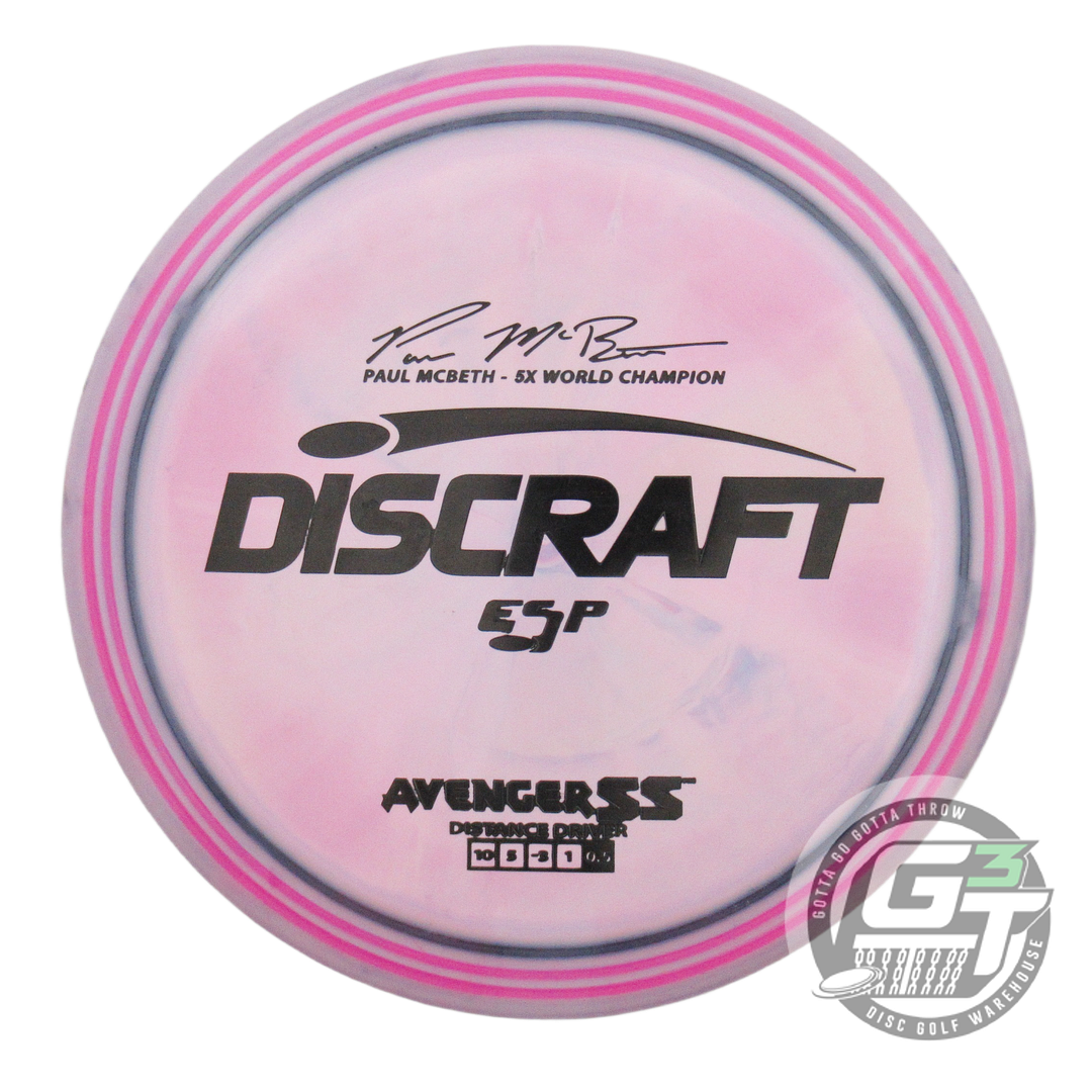 USED Discraft ESP Avenger SS 169g Pink HOME DYED Distance Driver Golf Disc