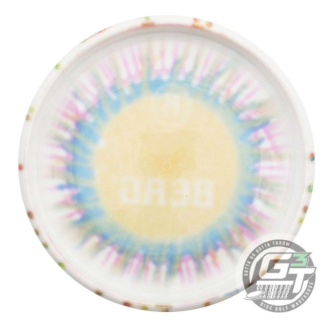 NOS Kastaplast Tie-Dye K1 Berg X 175g Yellow Burst Putter Golf Disc