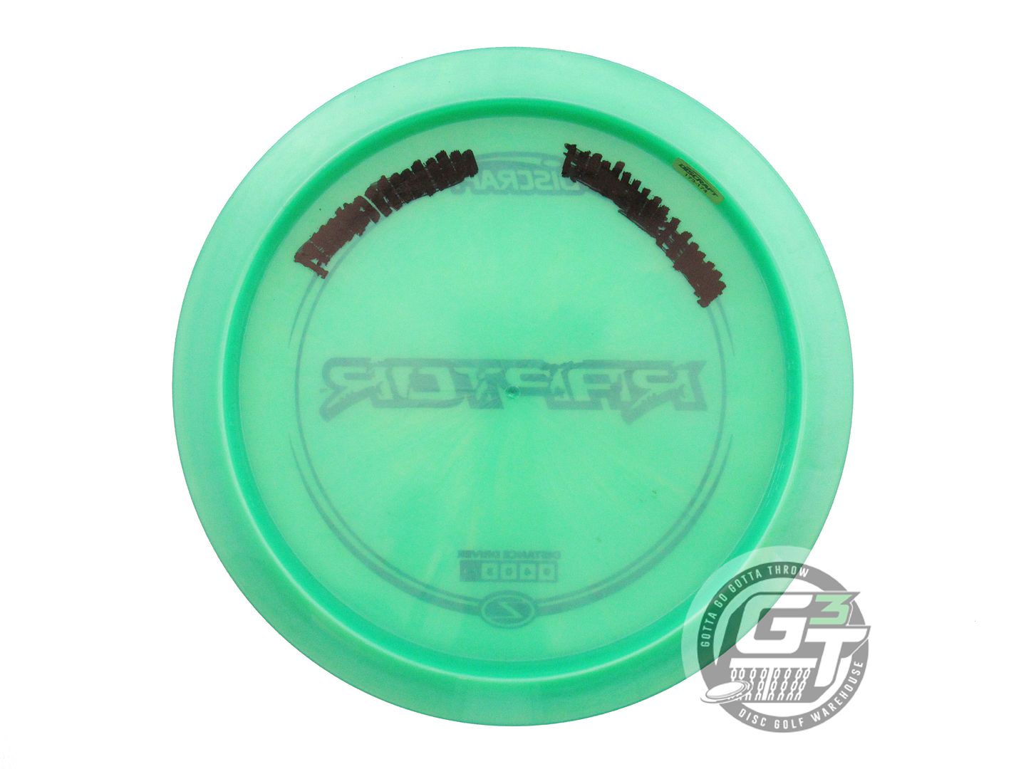 USED Discraft Z Raptor 175g Green Black Stamp Distance Driver Golf Disc