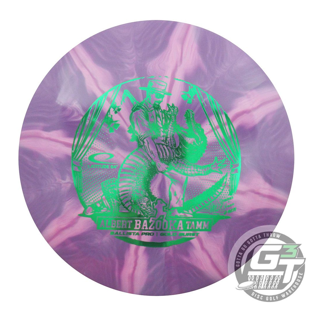 Latitude 64 Limited Edition 2025 Team Series Albert Tamm Gold Extreme Burst Ballista Pro Distance Driver Golf Disc (Individually Listed)